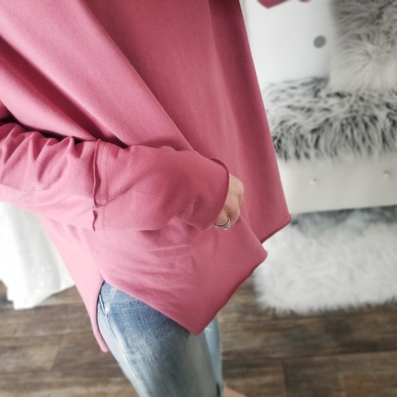 Last1️⃣KRISSY Rose Washed Cotton Pullover Top - Picture 6 of 8